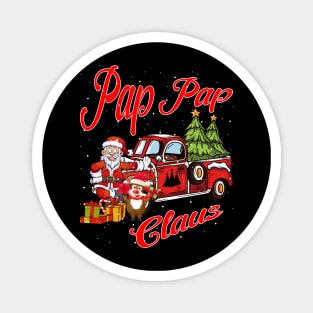 Pap Pap Claus Santa Car Christmas Funny Awesome Gift Magnet